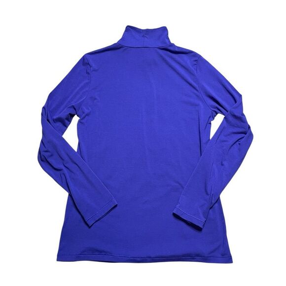 ATHLETA Essential Turtleneck Top Purple Size Medium - Picture 3 of 8